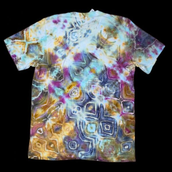 L earthtone glitch tie-dye t-shirt