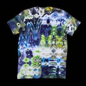 M glitch tie-dye t-shirt