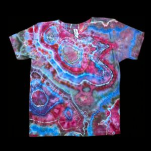 L youth geode tie-dye t-shirt