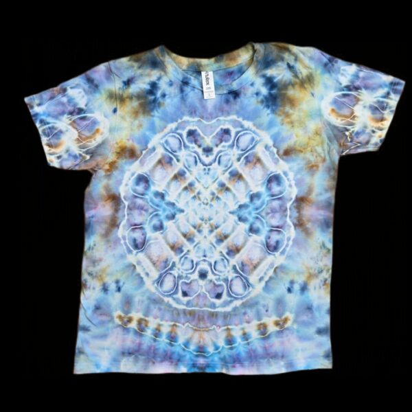 L youth cosmic egg tie-dye t-shirt
