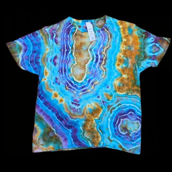 S youth geode tie-dye t-shirt