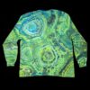 3XL kiwi green long-sleeve tie-dye t-shirt