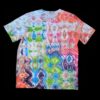 XL muted rainbow glitch tie-dye t-shirt