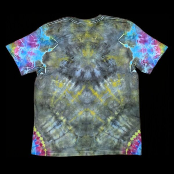 XL diamond rainbow mandala tie-dye t-shirt