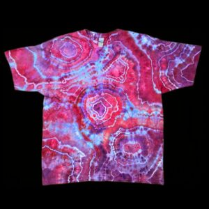 2XL geode tie dye t-shirt, heavyweight cotton
