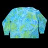 2XL geode tie dye long sleeve t-shirt, unisex