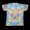 L abstract tie dye t-shirt, heavyweight cotton, unisex size large