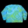 2XL geode tie dye long sleeve t-shirt, unisex