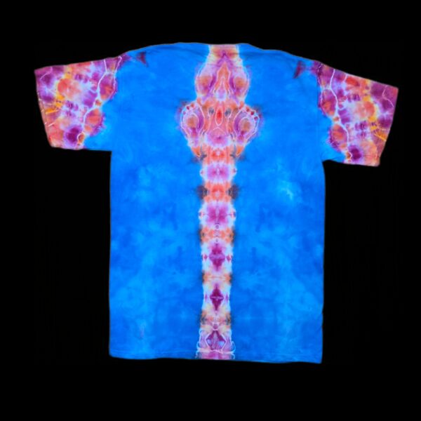 2XL mandala with spine tie dye t-shirt