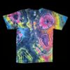 Large neon geode tie-dye t-shirt
