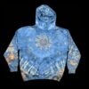XL mandala/abstract tie dye hoodie, unisex hooded sweatshirt