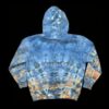 XL mandala/abstract tie dye hoodie, unisex hooded sweatshirt