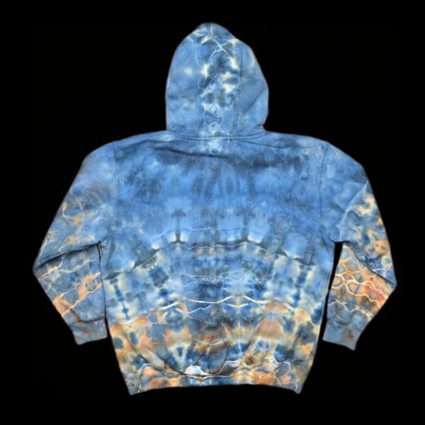 XL mandala/abstract tie dye hoodie, unisex hooded sweatshirt