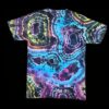 M blacked out mandala tie dye shirt, unisex medium