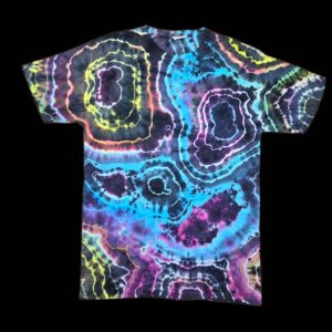 M blacked out mandala tie dye shirt, unisex medium