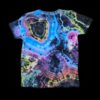 M blacked out geode, youth medium tie-dye t-shirt