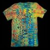 S reverse glitch tie dye t-shirt