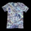 S vibrant crystal reverse geode tie dye t-shirt