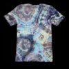 S vibrant crystal reverse geode tie dye t-shirt
