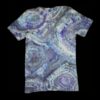 S blue gray reverse geode tie dye t-shirt
