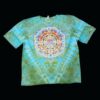 3XL mandala and spine tie dye t-shirt, unisex triple extra large
