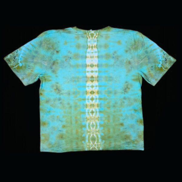 3XL mandala and spine tie dye t-shirt, unisex triple extra large