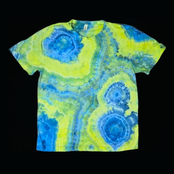 3XL geode tie dye t-shirt, unisex triple extra large