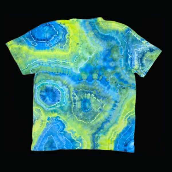 3XL geode tie dye t-shirt, unisex triple extra large