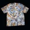 XL brown geode tie dye t-shirt, unisex extra large