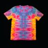 M abstract sunset tie dye t-shirt, medium unisex tie-dye