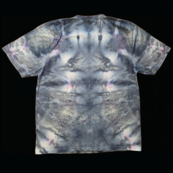 XL orange mandala tie dye t-shirt, unisex extra large