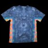 L rainbow mandala and sides tie dye t-shirt, unisex large