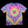 L bright mandala tie dye t-shirt, unisex large