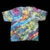 3XL rainbow geode tie dye t-shirt, triple XL unisex