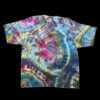3XL rainbow geode tie dye t-shirt, triple XL unisex